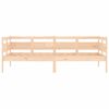 vidaXL Day Bed Natural Solid pine wood, Plywood Single