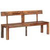 vidaXL Bench Brown and Grey Solid Acacia wood Large Durable Bench