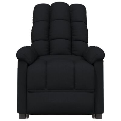 vidaXL Recliner Black Fabric