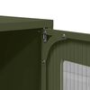 vidaXL Highboard Olive Green Cold-rolled steel Tall Highboard