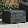 vidaXL Outdoor Furniture Cover Black 23.6" x 23.6" x 17.7" 210D fabric