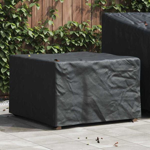 vidaXL Outdoor Furniture Cover Black 23.6" x 23.6" x 17.7" 210D fabric
