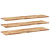 vidaXL Floating Shelf Set of 3 Natural Acacia Solid Acacia wood Large