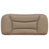 vidaXL Headboard Cushion Cappuccino