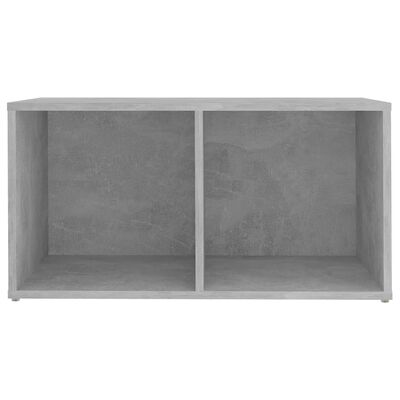 vidaXL TV Cabinet Concrete Gray 28.3"x13.8"x14.4" Chipboard