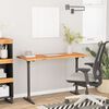 vidaXL Desk Top Natural Solid Acacia wood 55.1 x 23.6 x 1.0 in Durable