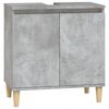 vidaXL Bathroom Furniture Set Concrete Grey Engineered Wood