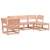 vidaXL Garden Lounge Set Natural wood Solid Douglas wood 5 Piece Set