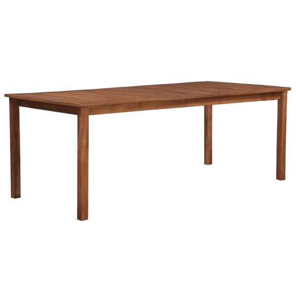 vidaXL Dining Table Natural Brown Solid Acacia wood Large Durable