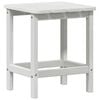 vidaXL Adirondack Side Table White 38 x 38 x 46 cm HDPE