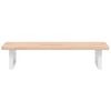 vidaXL Basin Shelf Wall Mounted Steel and Solid Wood Oak