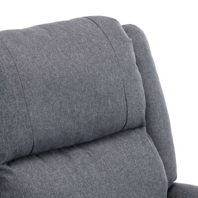 vidaXL Recliner Dark Gray Fabric