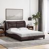 vidaXL Bed Frame Dark Brown