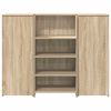 vidaXL Reception Desk Sonoma Oak Engineered wood Large Reception Desk