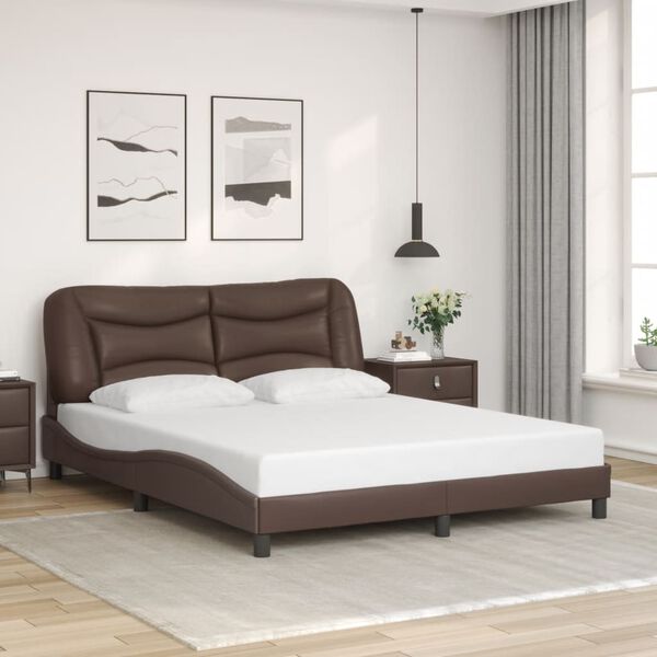 vidaXL Bed Frame Brown
