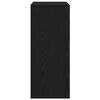 vidaXL Book Cabinet Black Engineered Wood Medium Book Cabinet