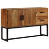 vidaXL Sideboard Natural Brown Solid Acacia wood, Iron, Engineered wood