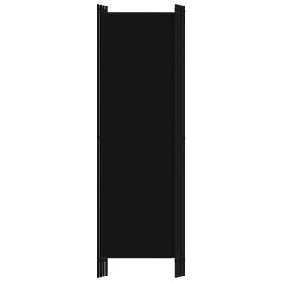 vidaXL 4-Panel Room Divider Black 78.7"x70.9"