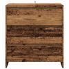vidaXL Sideboard Set of 2 Old wood Engineered wood Sideboard