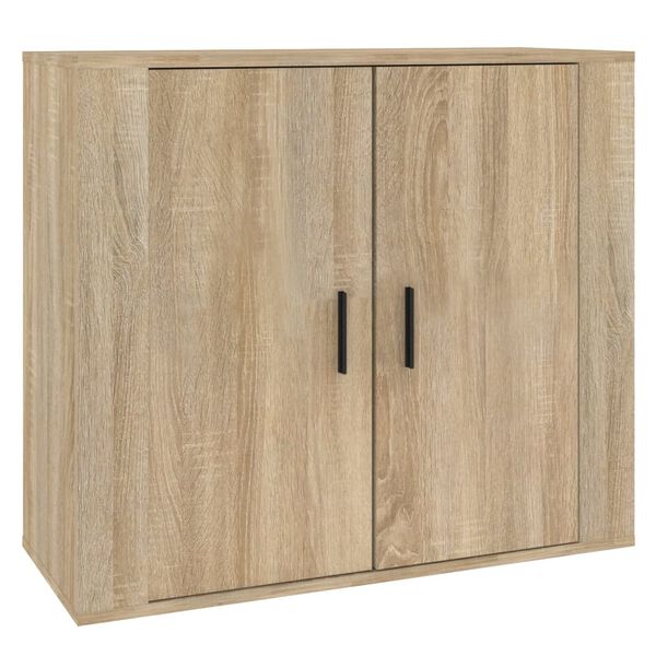vidaXL Sideboard Sonoma oak Engineered wood Medium Sideboard