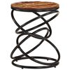 vidaXL End Table 15.7"x15.7"x20.5" Solid Reclaimed Wood