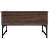 vidaXL Coffee Table Brown Oak Engineered wood and metal Small