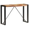 vidaXL Console Table Multicolor Solid reclaimed wood and steel
