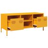 vidaXL TV Cabinet Mustard Yellow Cold-rolled Steel Medium TV Cabinet
