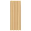 vidaXL Voile Curtains with Rod Pockets 2 pcs Sand