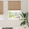vidaXL Roller Blind with Curtains Manual Brown 47.24 x 86.61 in Bamboo