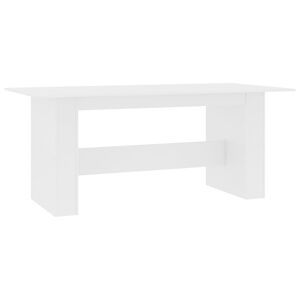 vidaXL Dining Table White Engineered wood Minimalist Dining Table