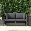 vidaXL Garden Sofa Grey