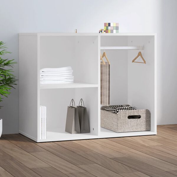 vidaXL Dressing Cabinet White Engineered Wood Medium Cabinet