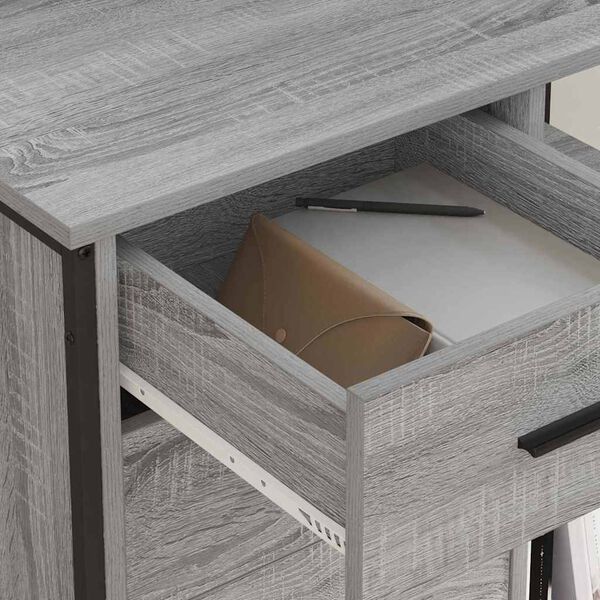 vidaXL Office Cabinet Grey sonoma 76 x 41 x 72 cm Engineered wood