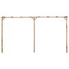 vidaXL Pergola Bamboo 151.6"x15.7"x80.7"