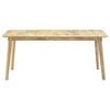 vidaXL Dining Room Natural Solid mango wood 70.9x35.4 in