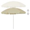 vidaXL Beach Parasol Sand Yellow 118.1"
