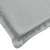vidaXL Lowback Chair Cushion Set of 6 Melange light gray 100% polyester
