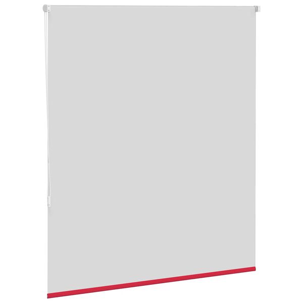 vidaXL Roller Blind Red 100% polyester 55.1 x 68.9 in Height-Adjustable