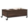 vidaXL Coffee Table Brown Oak Engineered Wood Small Modern