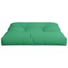 vidaXL Pallet Cushion Green Polyester 31.5x31.5x4.7 inches