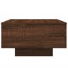 vidaXL Coffee Table Brown Oak Engineered Wood 21.7 in x 21.7 in x 12.2 in