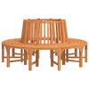 vidaXL Tree Bench Reddish-brown Solid eucalyptus wood Large Durable