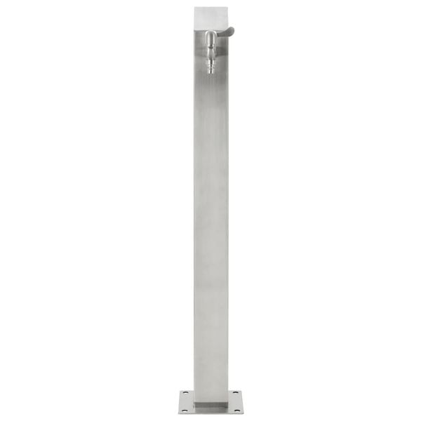 vidaXL Water Column Silver Stainless Steel 304 Garden Water Column