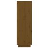 vidaXL Shoe Cabinet Honey Brown 23.6x13.4x41.3" Solid Wood Pine