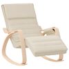 vidaXL Rocking Chair Cream