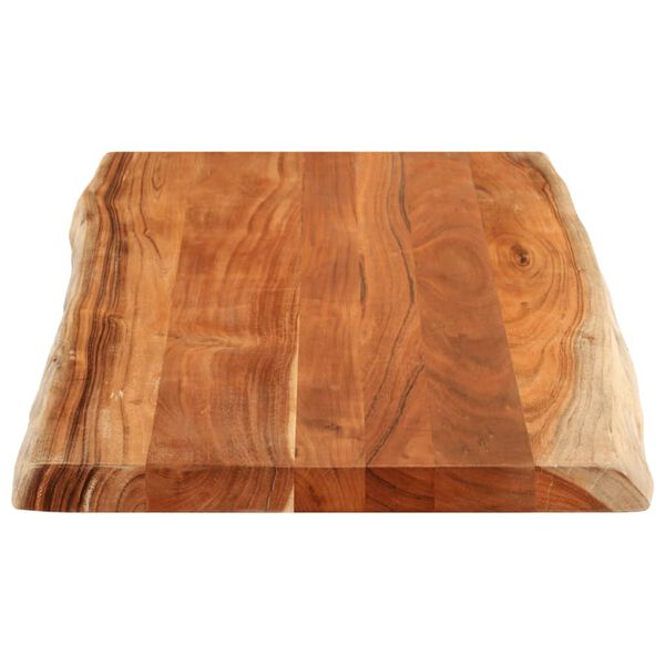 vidaXL Table Top 47.2"x23.6"x1" Rectangular&nbsp;Solid Wood Acacia Live Edge