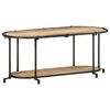 vidaXL TV Cabinet Brown Solid rough mango wood Medium Durable
