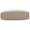 vidaXL Pallet Cushion for Backrest Taupe 19.7" x 15.7" x 4.7