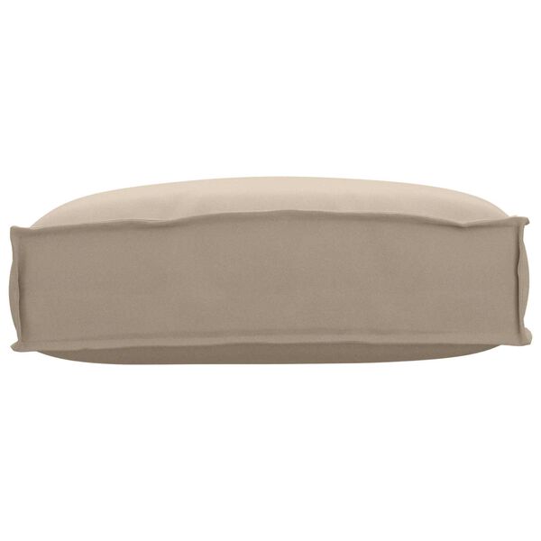 vidaXL Pallet Cushion for Backrest Taupe 19.7" x 15.7" x 4.7